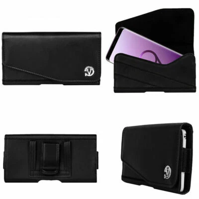 Funda de cuero para teléfono VanGoddy con clip para cinturón para Samsung Galaxy S25 / S24 Foto 1 de 4