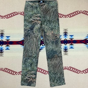 Mossy Oak Brush Camo Girls Pants NEW Size 12 5 Pocket Jean 26x28 Stretch Cotton - Picture 1 of 9