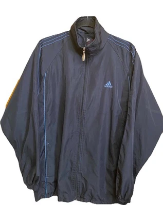 ADIDAS Hombre Essentials Tejido 3 Rayas Cortavientos AZUL Talla 3XL Foto 1 de 4