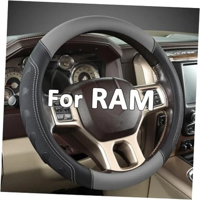  Car Steering Wheel Cover for RAM 1500 2500 3500, Compatible with Dodge RAM  - Image 1 of 4