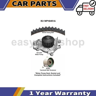 Kit de correa de distribución de motor Dayco con bomba de agua para Acura Integra 1990 1991 1992 Foto 1 de 2