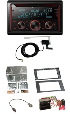 Pioneer 2DIN MP3 DAB USB CD Bluetooth Autoradio für Ford Focus Fiesta 04-08 schw - Bild 1 von 4