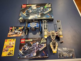 Lego 7150 Star Wars TIE Fighter & Y Wing COMPLETE W/ ALL PIECES MANUAL