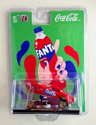 2025 M2 Machine Fanta 1969 Ford Mustang Funny Car A56 NIB 1/64 - Image 1 of 4