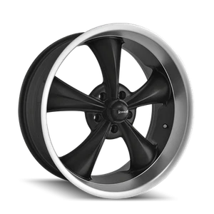 One 20x10 Ridler 695 5x5/5x127 0 Matte Black Machined Wheel Rim 83.82 - Bild 1 von 2