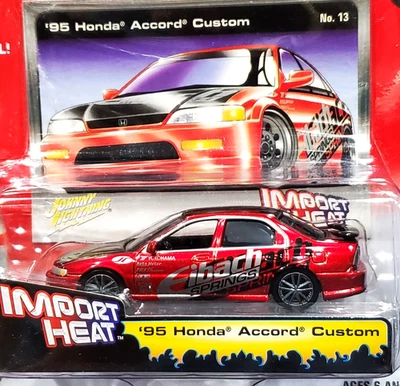 Johnny Lightning 95 1995 Honda Accord Custom Eibach Import Heat Street Freak Car - Image 1 of 2