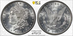 1878 8TF $1 PCGS MS64 Morgan Silver Dollar 42652731 - Picture 1 of 2