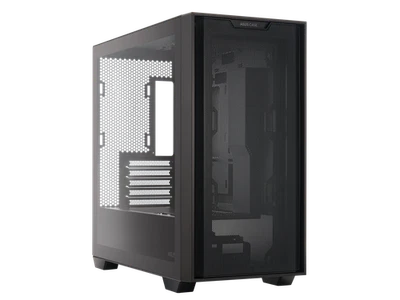 ASUS A21/BLK// Micro ATX Computer Case Steel / Plastic / Tempered Glass-Black - Image 1 of 4