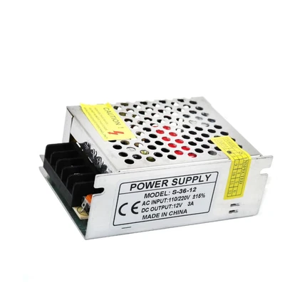 12 Volt 3 Amp Power Supply，Led Driver AC 110V to DC 12V Power Converter for LED  - Image 1 of 4
