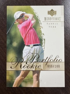Upper Deck Rookie Portfolio Gold 2003 Karrie Webb/100 Foto 1 de 2