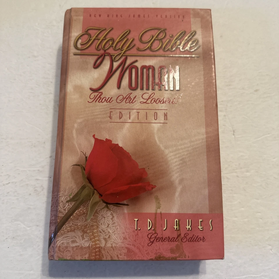 Holy Bible New King James NKJV Woman Thou Art Loosed Red Letter TD Jakes HB Book - Image 1 of 4