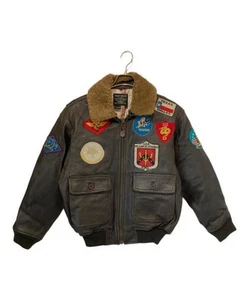 Chaqueta de vuelo de cuero Avirex G-1 - Imagen 1 de 8