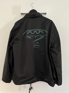 Vintage Y2K Batman Forever Universal studios coach jacket M - Picture 1 of 6