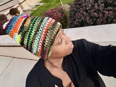 Handmade Crochet Beanie Hat - Unisex  - Image 1 of 4