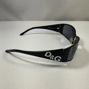 Occhiali da sole unisex Dolce & Gabbana D&G 6010 unisex neri avvolgenti - Foto 1 di 14