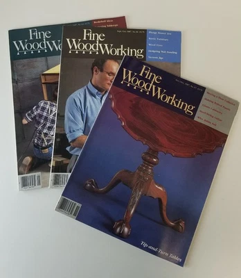 Fine WoodWorking - 1987 - lot of 3 - Nos. 62, 66, & 67 - Image 1 of 4