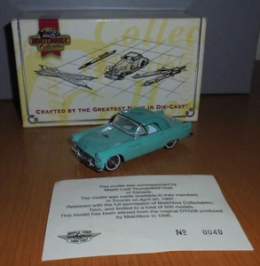 Matchbox Dinky DYG08 Ford Thunderbird Maple Leaf Club 1997 código turquesa 2 - Imagen 1 de 4