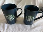 Starbucks Set of 2 Blue Coffee Mugs Cups 11oz