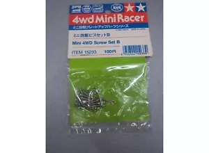 Tamiya 1:3 2 Accessoires Spare Parts Screw Set B Vis Mini 4WD Art. 15233 - Photo 1 sur 2