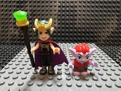 Lote de minifiguras lego friends elfos. Goblin King Goblin Jimblin. Legos de fantasía.  Foto 1 de 4