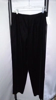 Rafaella 14 码黑色天鹅绒裤 — 第 1/4 张图片