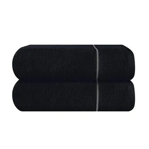 Cotton 2 Pack Oversized Bath Towel Set 28x55 inches Large Bath Towels Ultra A... - Picture 1 of 6
