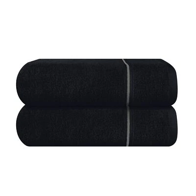 Paquete de 2 toallas de baño de algodón de gran tamaño 28x55 pulgadas toallas de baño grandes Ultra A... Foto 1 de 4