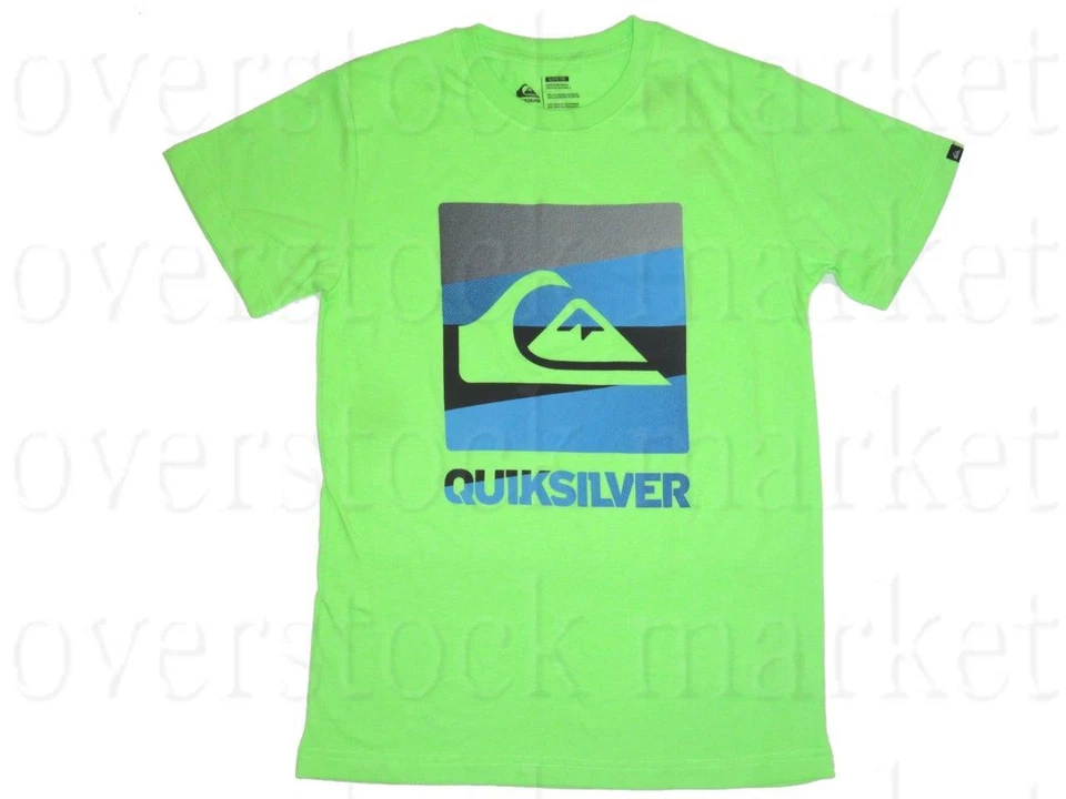 NEW BOYS QUIKSILVER GRAPHIC TEE TSHIRT! VARIETY OF COLORS & SIZES! - Image 1 of 1