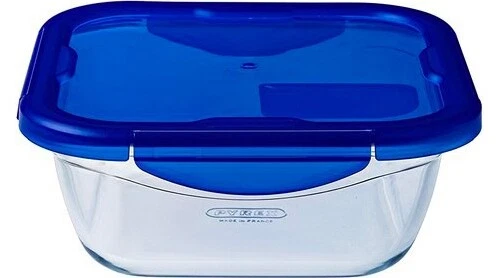 Pyrex Contenitore multiuso 0.8 Lt Cook & Go Vetro Borosilicato Blu 285PG00/7046 - Immagine 1 di 1