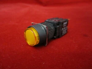TEND TN16-MLR47O1 Round Illuminated Push Button (Momentary) (Orange) 24V - Picture 1 of 3