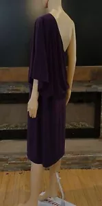 Dressbarn Women's Size 16 One Shoulder Elegant Cocktail Party Purple Dress - Picture 1 of 9