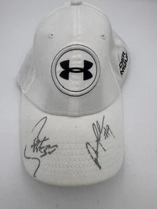 Under Armour [M/L] Jordan Spieth Golf Hat Autographed Stephen Curry & Iguadola - Picture 1 of 2