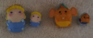Disney Tsum Tsum Vinyl CINDERELLA Jakks Stackables Lot 4 Pieces - Picture 1 of 4