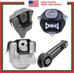 Set 4PCS Engine Motor & Auto Trans Mount For Porsche Macan 3.0L 3.6L 2015-2018 - Picture 1 of 11