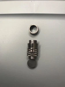 Asiento carrete mosca Gunmetal esqueleto. - Imagen 1 de 3