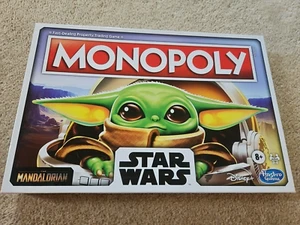 HASBRO The Mandalorian Star Wars Monopoly Board Game Baby Yoda Grogu NEW - Picture 1 of 6