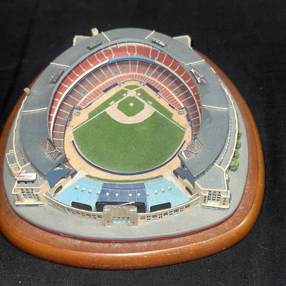 Danbury Mint Cleveland Municipal Stadium Baseball Replica Cleve Indians damage - Image 1 of 4
