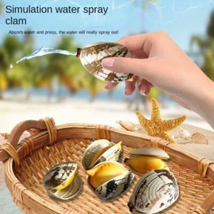 Portable Water Spray Clam Simulation Clam Water Spray Tricky Toys - Picture 1 of 5
