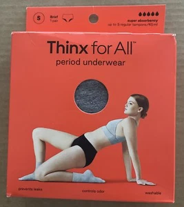 Ropa interior delgada para todos los períodos braguita gris súper absorbente talla pequeña - Imagen 1 de 5