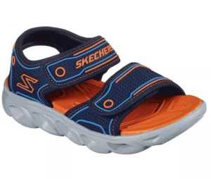 Sandalias deportivas intermitentes Sketchers para niños suela iluminada talla 1 EE. UU. - Imagen 1 de 12