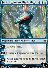MTG - Jace, Ingenious Mind-Mage - Foil - Planeswalker Deck Exclusive, Ixalan - Image 1 of 1