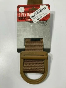 TRU-SPEC 24-7 2-PLY TACTICAL RANGE BELT GSA/TAA 4092003 SIZE SMALL COLOR COYOTE - Picture 1 of 4