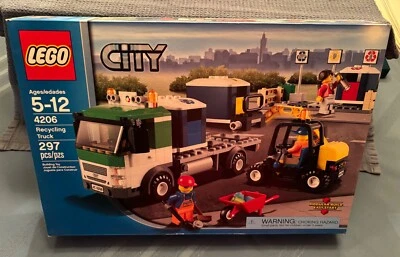 Lego City 4206 caminhão de reciclagem aposentado 2012 ~novo em folha e lacrado~ - Imagem 1 de 4