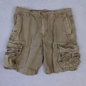 Vintage Polo Ralph Lauren Cargo Shorts Men's 36 Brown Military Hunting Y2K Skate - Picture 1 of 13