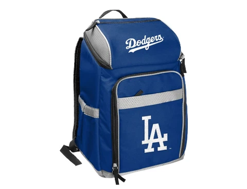 Los Angeles Dodgers Soft-Sided Backpack Cooler 32-Can Capacity LA MLB tailgate Cover
