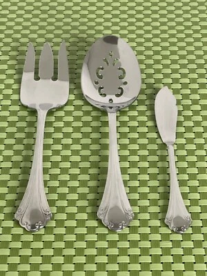 Oneida FALKIRK Stainless 3pc Serving Set Profile Glossy Flatware - Image 1 of 4