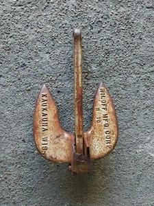 Boat Anchor Beach Natical Decor By Roloff Mfg Kaukauna Wis Maritime Beach Decor - Picture 1 of 6
