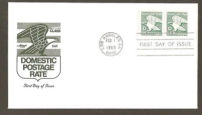 #2112 (22c) "D" Eagle Coil pair - Artmaster FDC - Image 1 of 2