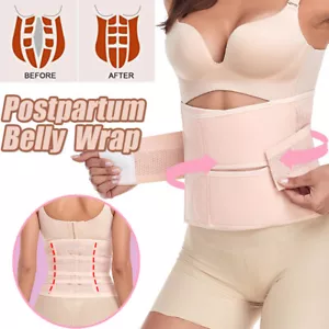 Postpartum Belly Band Shaper C-Section Body Recovery Belt Wrap Abdominal Binder - Picture 1 of 26