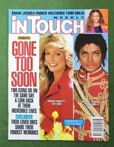 In Touch Weekly July 2009 Michael Jackson Tribute King of Pop Thriller MJ - Imagen 1 de 3